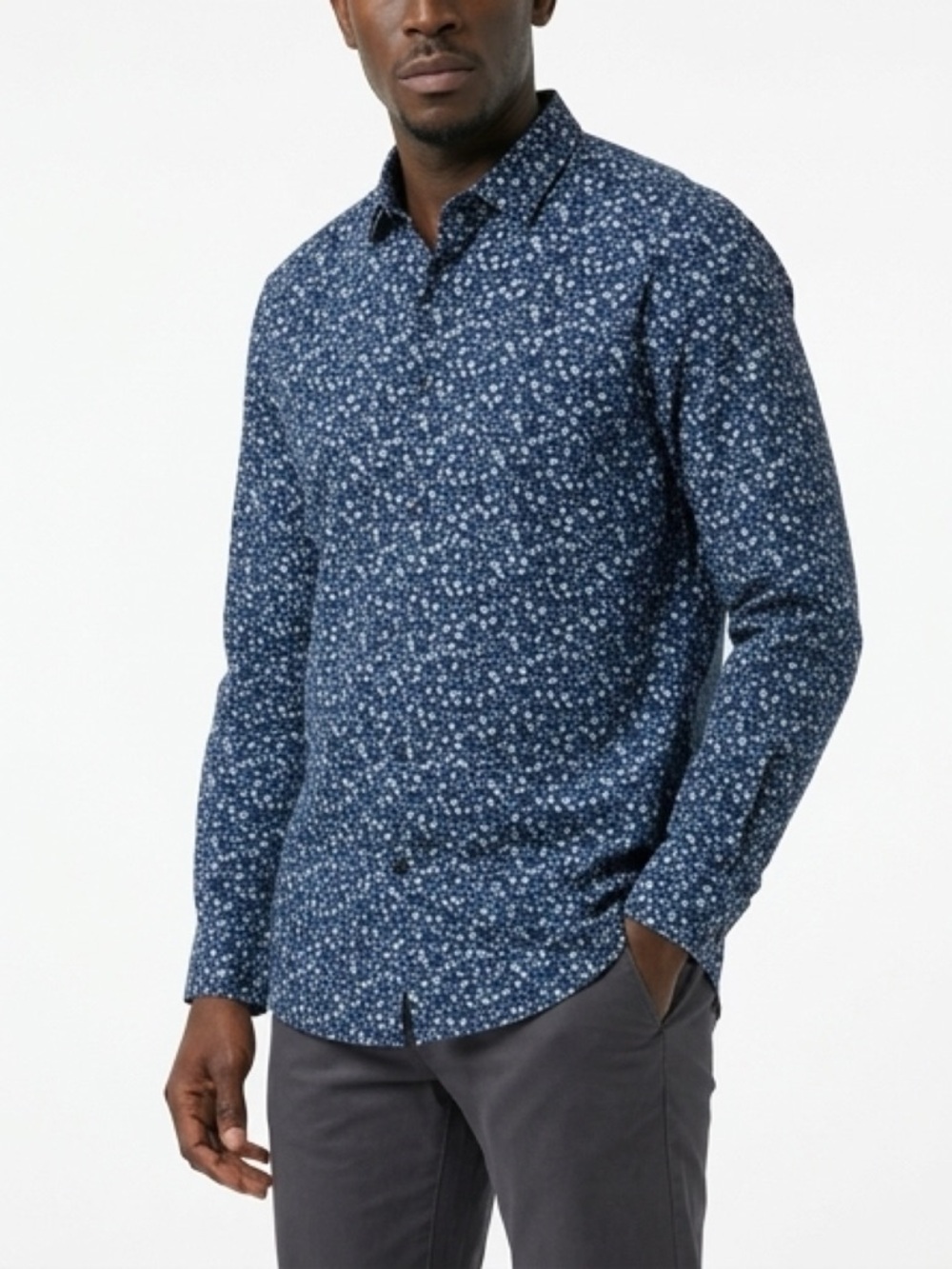 Floral Button-Up Shirt